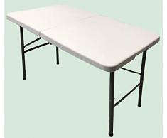 Homelux 710090 Mesa Plegable Resina, 122 x 61 x 74 cm