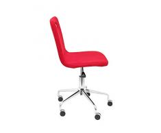 Piqueras Y Crespo 237GMRJ - Silla de oficina ergonómica, Rojo