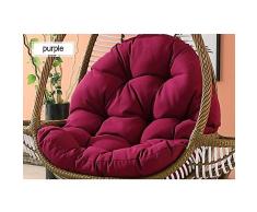 SQINAA Colgante Huevo Hamaca Silla Cojines sin Soporte, Swing Asiento Amortiguador Grueso Nido Colgante Silla detrás con Almohadilla-I