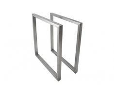 Mesa estructura acero inoxidable 900 de ancho trg900 pie de mesa mesa pata pata estructura (1paar)