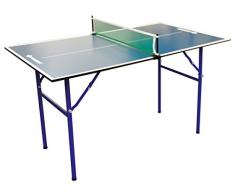 Donic-Schildkröt Tenis Schildkröt Mesa de Ping Pong Midi XL, 120 x 70 x 68 cm, Jardín Pequeño o el Hogar, 838579, Azul
