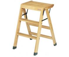 Foppapedretti LoSgabello Taburete-Escalera, Madera, Natural