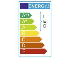 Ledbox LD1031021 - Bombilla LED, GU10, 5 W, RGB + mando a distancia para vitrinas y escaparates