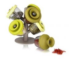 Appetitissime Spices Tree Especiero, Verde, 22.5x24x10 cm, 7 Unidades