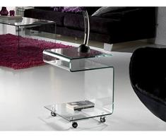 SCHULLER - Mueble Auxiliar - Mesa Auxiliar Glass Cuadrada - iBERGADA