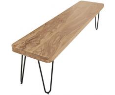 Wohnling wl1.508 Madera - Asiento banco, 120 x 40 x 45 cm