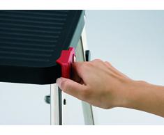 Rolser M-3 - Taburete doméstico de tres peldaños, color negro.