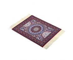 Tutoy 28cmx18cm Púrpura Corona Bohemia Estilo Persa Alfombra Mouse Pad para Pc De Sobremesa Ordenador Portátil