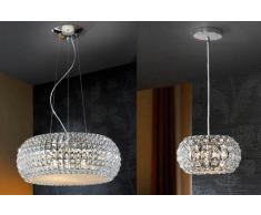 Schuller 507514 Diamond - Lámpara colgante de techo (tamaño grande G9 220 V)