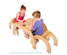 Little Helper - Mesa infantil con 2 sillas, color rosa
