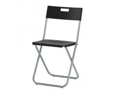 Silla Plegable Grunde de Ikea, Negro