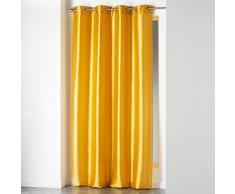 Douceur d 'Intérieur 1605651 - Cortina con ojales (poliéster, 140 x 240 cm), color mostaza