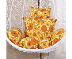 Cesta Colgante Columpio Cojines de Silla, Swing Cojín de Silla Grueso Antideslizante Perezoso Huevo Colgante Cojines de Asiento, para Patio Interior al Aire Libre