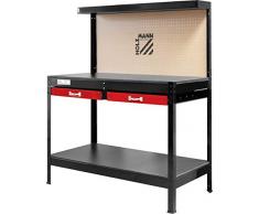 Banco de trabajo Holzmann WT06 2 cajones con rodamientos 20 ganchos individuales
