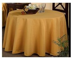 Falda camilla Otoman redonda mesa 100 cms - Color Granate