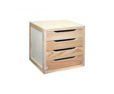 ASTIGARRAGA - Cajonera Natura Pino Macizo 4Caj-Blna40