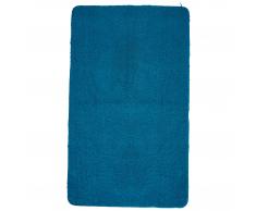 Alfombra de baño microfibra Uni de Luxe (65x110, petrol)
