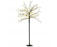 Árbol con 200 flores de cerezo LED