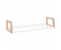 Estantería de pared Ejby (63,6cm, blanco-natural)