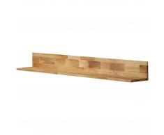 Estantería de pared Royal Oak (140 cm, roble)