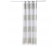 Cortina deco. 2 capas con franjas Lime (140x280)