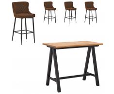 Mesa bar San Diego (71x128, 4 sillas)