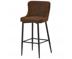 Taburete de bar San Diego (marrón-negro)
