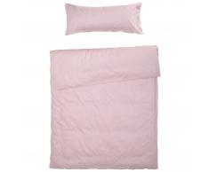 Funda nórdica satén Raie (150x220, rosa)