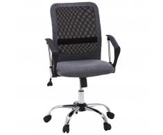 Silla giratoria de oficina Svaneke (gris)