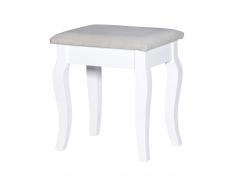 Taburete Lone (vintage, blanco)