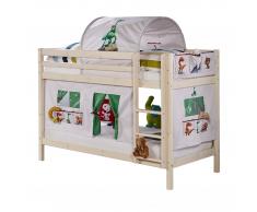 FLEXA Cama litera «Frieda» (lacado blanco)