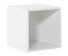 Estanterías de cubo Sindal (1 balda, blanco)