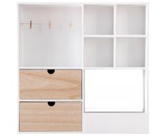 Estantería organizador (50x50, blanco-natural)