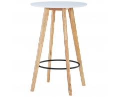 Mesa de bar Blokhus (ø 70 cm, redonda-blanco)