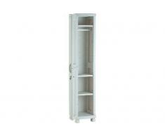 Plastiken M258512 - Taquilla 4 estantes Space Saver 184 x 35 x 45 cm