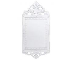 MirrorOutlet Espejo de Pared Veneciano de 122 cm x 59 cm, diseño Envejecido