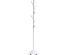 Balvi - Autumn Perchero de pie en Metal de Color Blanco. Altura: 174cm. para Colgar Todo Tipo de Ropa, Abrigos, Chaquetas, Bufandas, Sombreros y más