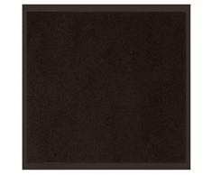 Ligne Décor - 1740300, Tapete Atrapapolvo Rectangul, 80 X 120 Cm, Uni, Alfombra De Entrada, Negro
