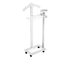 Arredamenti Italia Galán de noche para dormitorio ANTIMO, madera - Color: blanco Ar-It il cuore del legno