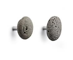 Lote de 2 ganchos de la pared de piedra por Normann Copenhagen