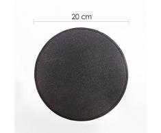 DIYthinker Modelo de la Navidad Elk regalo Muleta Festival de Bell Ronda antideslizante tapetes de ratón Negro Titched Bordes Juego Oficina regalo