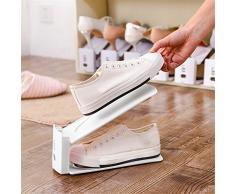 6 pc doble capa soporte ajustable de ranuras de zapatos zapatos de organizador almacenamiento zapatero innovador nieve hogar Simple accesorio de ahorro de espacio