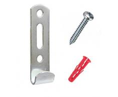 J gancho de pared para colgar cuadros de alta resistencia y fijaciones 5 unidades