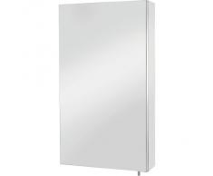 Croydex Anton - Armario de baño de 1 Puerta (Acero Inoxidable)