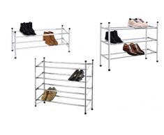 Maxell Power CE Zapatero METALICO 3 Modelos 2 BALDAS 3 BALDAS 4 BALDAS EXTENDIBLE Zapato Guarda ZAPATETOS Metal Variantes Calidad (Metalico, 3 Baldas)