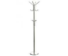 Premier Housewares - Perchero de pie (178 cm, cromo)
