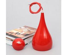 (Rojo) Moderno techo E27 / E26 colgante Lámpara colgante de la lámpara de luz accesorio de iluminación Lámpara de techo