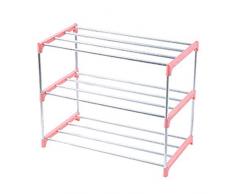 Venus valink 3/4 Capas No Tejido Zapatos Estante Organizador del Almacenaje, Múltiple Bricolaje Montado Soporte, Cuarto de Estar Dormitorio Puerta Entrada Botas Estantería Almacenamiento Soporte