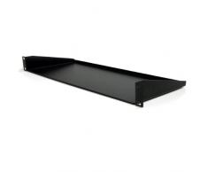 Startech CABSHELF1U - Estante fijo para armario rack universal (19", hasta 15 kg, 1U), color negro
