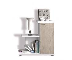 SLAAP - Recibidor con Puerta Apertura Lateral EL Espejo SE Vende por Separado (72 Ancho x 77 Alto x 25 Fondo)